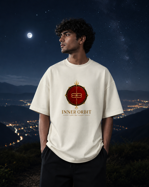 Unisex Terry Oversized Tee - INNER ORBIT